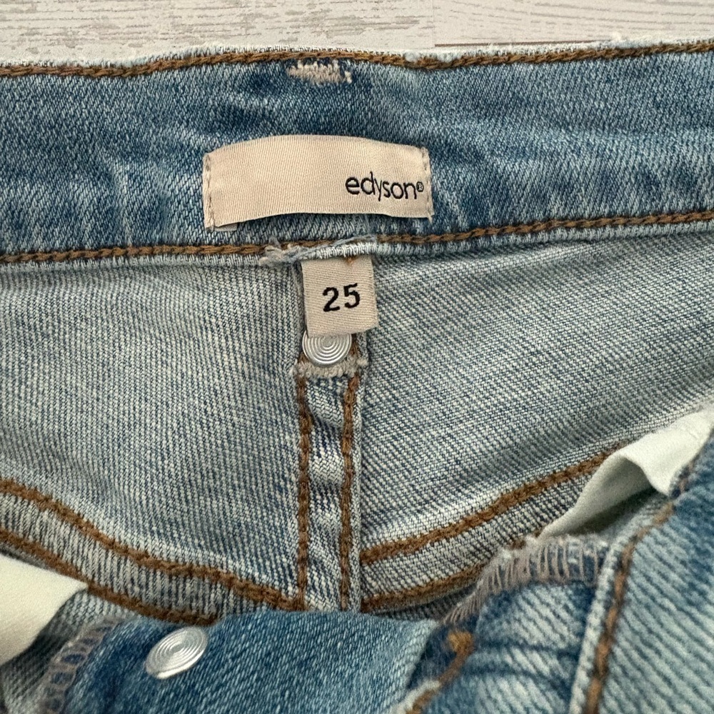 NWT Edyson Delon High Rise Jean Shorts - Picture 7 of 10